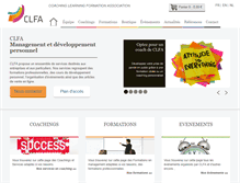 Tablet Screenshot of clfa.be